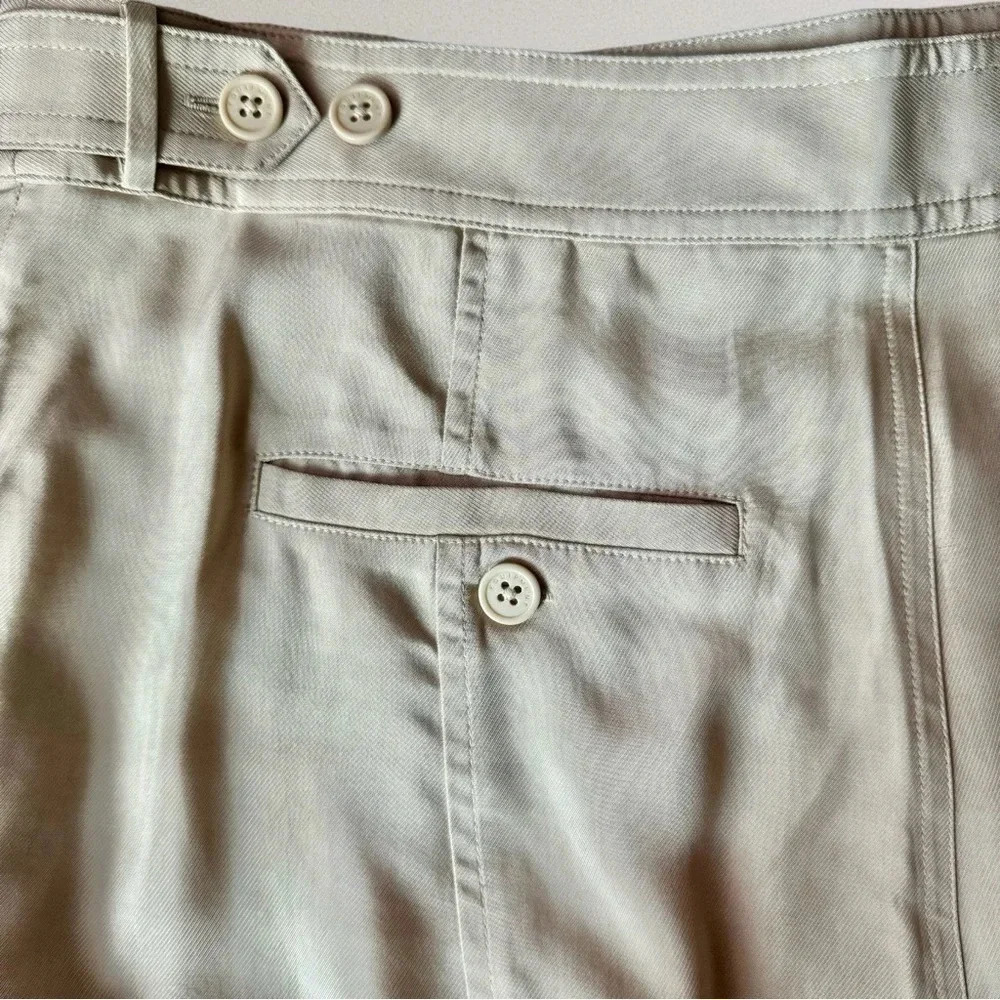 NEW EQUIPMENT FEMME Drop crotch Cargo Pants in Beige Size 8 - Picture 3 of 11